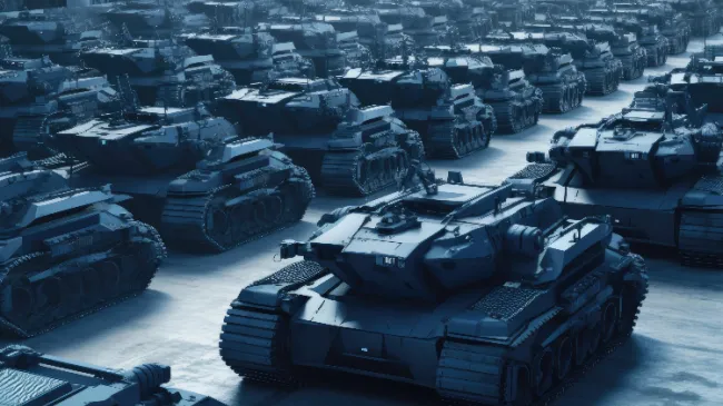 tanks in the streets